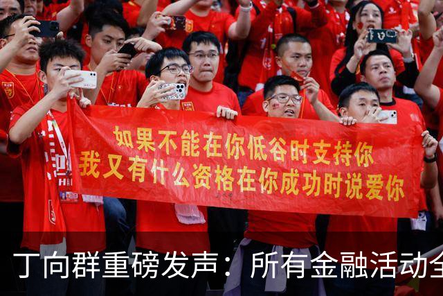 丁向群重磅发声：所有金融活动全部纳入监管，监管制度要成“带电高压线”